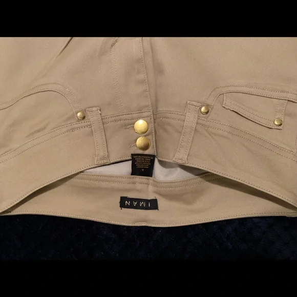 Beige IMAN straight leg pant - Picture 2 of 7